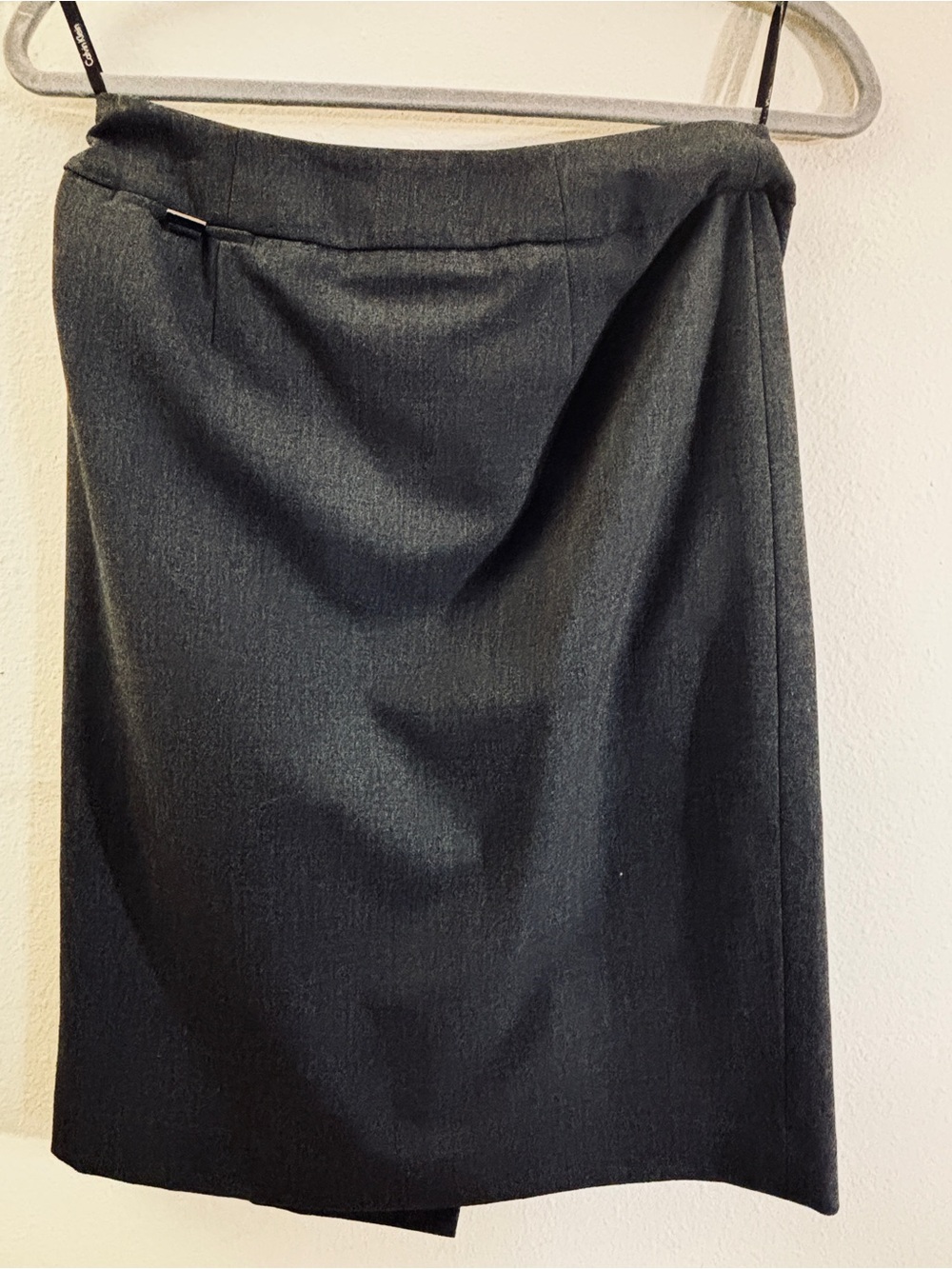 NWOT Petite Calvin Klein Tailored Charcoal Gray Pencil Skirt Suit - Picture 9 of 12